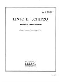 JACQUES ED. BARAT: LENTO ET SCHERZO (TRUMPET & PIANO) TROMPETTE