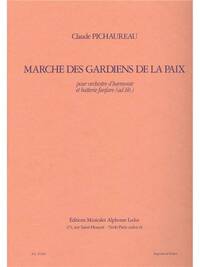 PICHAUREAU MARCHE DES GARDIENS DE LA PAIX HARMONIE DRUMS BOOK