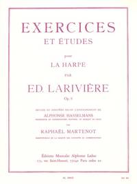 EDMOND LARIVIERE - EXERCICES ET ETUDES POUR LA HARPE