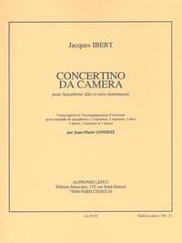 JACQUES IBERT: CONCERTINO DA CAMERA - MCMXXXV