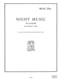 MICHEL ZBAR: NIGHT MUSIC FOR LOVECRAFT (DOUBLE BASS & PIANO)