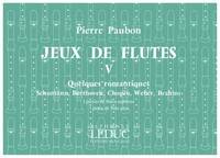 PIERRE PAUBON: JEUX DE FLUTES VOL.5 (RECORDERS 3)