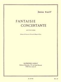JEANINE RUEFF: FANTAISIE CONCERTANTE (BB) (TRUMPET & PIANO) TROMPETTE