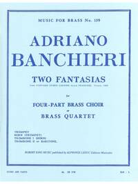 ADRIANO BANCHIERI: 2 FANTASIAS (QUARTET-BRASS)