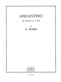 ALAIN WEBER: ANDANTINO (CLARINET & PIANO)
