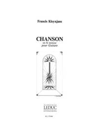 FRANCIS KLEYNJANS: CHANSON OP.71 IN B MINOR (GUITAR SOLO)