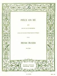 HENRI BUSSER: PIECE IN D (FRENCH HORN/PIANO)