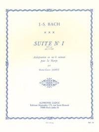 JOHANN SEBASTIAN BACH: SUITE NO.1 BWV996 POUR LE LUTH (HARP SOLO)