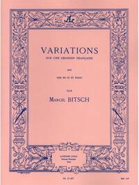 MARCEL BITSCH: VARIATIONS SUR UN CHANSON FRANCAISE (HORN & PIANO)