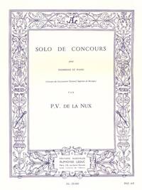 PAUL VERONGE DE LA NUX: SOLO DE CONCOURS (TROMBONE/PIANO)