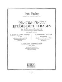 JEAN PATERO: 80 ETUDES DE DECHIFFRAGES VOL.5 (FLUTE & PIANO)