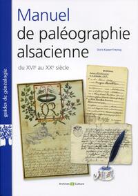 Manuel de paléographie alsacienne