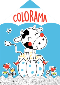 Colorama vache bleu