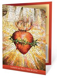 CALENDRIER DE NEUVAINE AU COEUR BRULANT D'AMOUR DE JESUS