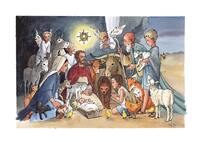 CALENDRIER DE L'AVENT - SOUS ETOILE - LE CALENDRIER DE L'AVENT, FABRIQUE ET ILLUSTRE EN FRANCE, POUR