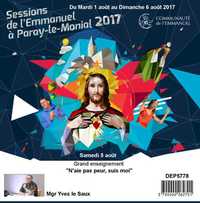 N'aie pas peur, suis moi  Session du 01 au 06 août 2017