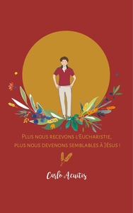 Lot de 25 images en dorure "En Dieu sur la Terre Carlo Acutis"
