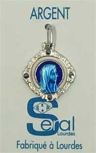 MEDAILLE PROFIL VIERGE AJOURE ARGENT 925/000