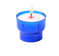 Veilleuse votive 47 mm diamètres  bleu - H40 mm