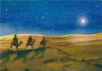 10 CARTES DOUBLES NUIT DE NOEL - LES ROIS MAGES