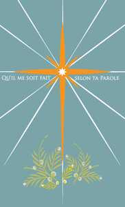 Lot de 25 cartes "Qu'il me soit fait selon ta Parole"