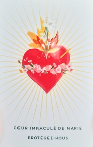 Coeur immaculé de Marie - vernis selectif - 25 ex