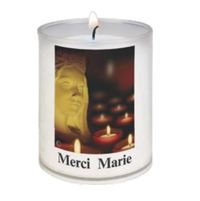 Veilleuse diamètre 50 mm - H 65 mm - Merci Marie