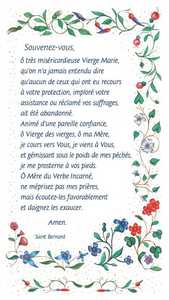Image Prière de Saint Bernard à la Vierge Marie