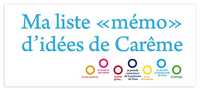 MEMO DE CAREME 30 ANS ET + - LISTE DA IDEES DE CAREME