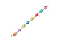 BRACELET  AVEC 4 MEDAILLES MIRACULEUSE ET 4 CROIX