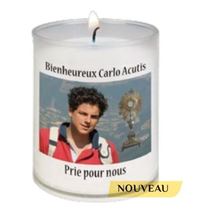 Veilleuse diamètre 50 mm - H 65 mm - Carlo Acutis