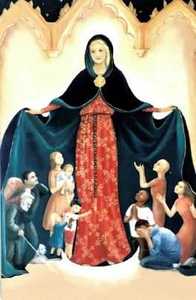 LOT DE 25 IMAGES - LA VIERGE DE MISERICORDE