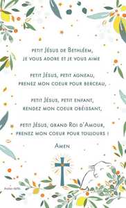 LOT DE 25 CARTES PETIT JESUS DE BETHLEEM