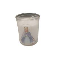 Veilleuse diamètre 50 mm - H 65 mm - Ô Vierge Immaculée