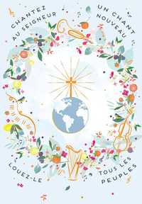 LOT DE 25 CARTES "CHANTEZ AU SEIGNEUR UN CHANT NOUVEAU"