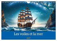 Les voiles et la mer (Calendrier mural 2027 DIN A4 vertical), CALVENDO calendrier mensuel