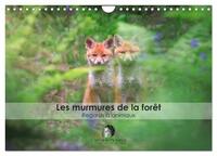 Les murmures de la forêt - Regards d'animaux (Calendrier mural 2027 DIN A4 vertical), CALVENDO calendrier mensuel