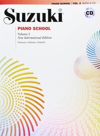 SUZUKI PIANO SCHOOL - VOL.2 + CD (FRENCH/SPANISH EDITION) PIANO+CD - NEW INTERNATIONAL EDITION