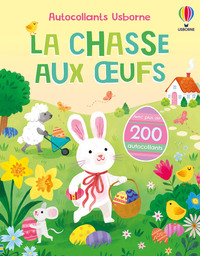 La chasse aux oeufs- Autocollants Usborne - dès 3 ans