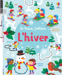 L'hiver - Je trace, j'efface - dès 3 ans