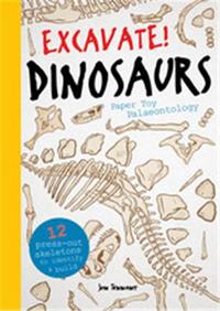 Excavate! Dinosaurs Paper Toy Palaeontology /anglais