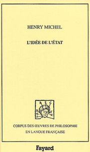 L'Idée de l'Etat, 1895