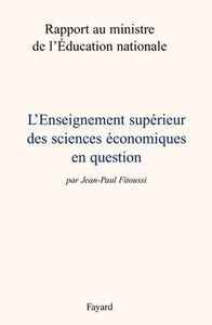 L'ENSEIGNEMENT SUPERIEUR DE L'ECONOMIE EN QUESTION