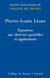 EQUATIONS AUX DERIVEES PARTIELLES ET APPLICATIONS
