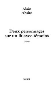 Deux personnages sur un lit avec témoins