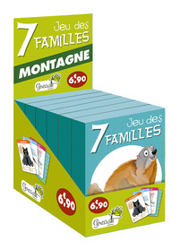 BOITE DE 6 JEUX DE 7 FAMILLES MONTAGNE EN ILLUSTRATIONS