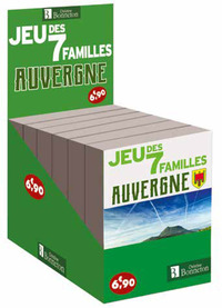 Boite de 6 exemplaires du jeu des 7 familles auvergne