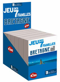 Boite de 6 exemplaires du jeu des 7 familles bretagne