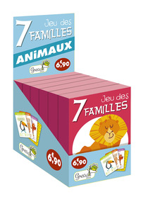 BOITE DE 6 JEUX DE 7 FAMILLES ANIMAUX EN ILLUSTRATIONS