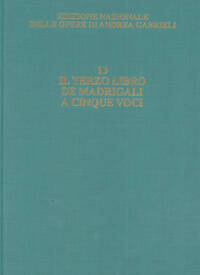IL TERZO LIBRO DE MADRIGALI CHANT